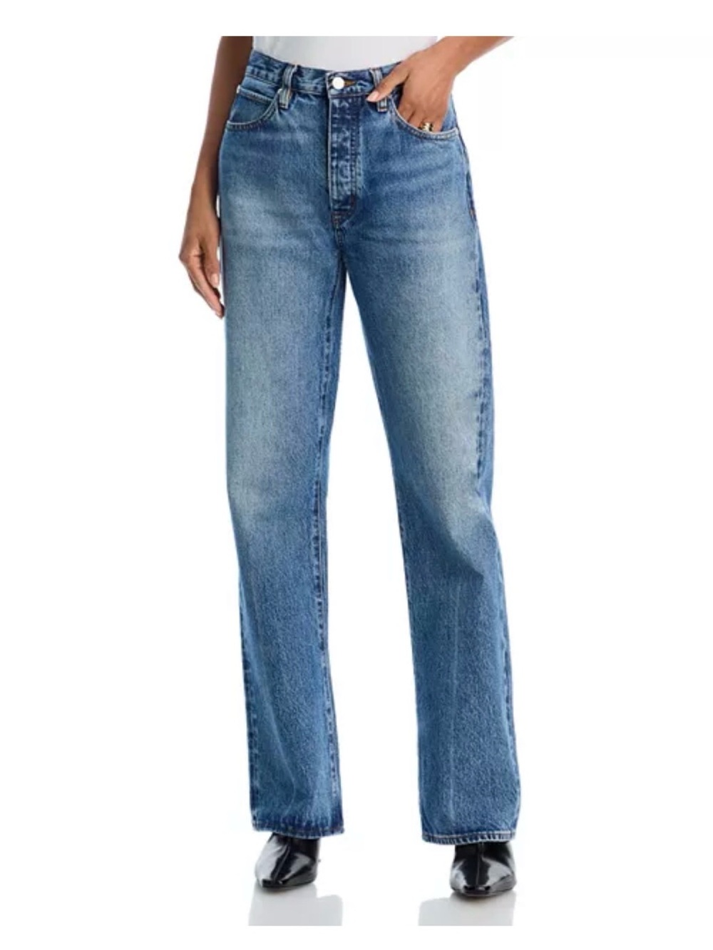 Frame The Vertical Jean in Knock Out